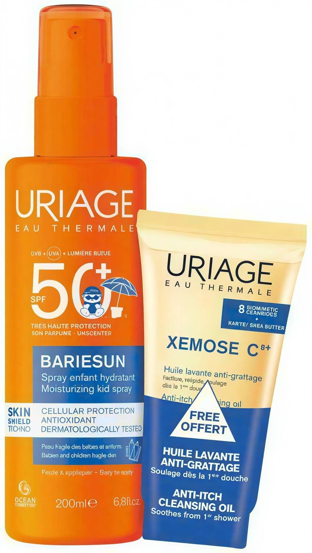 ЮРИАЖ БАРИЕСЪН СПРЕЙ SPF50 ДЕЦА 200МЛ +  КСЕМОС C8+ 50МЛ