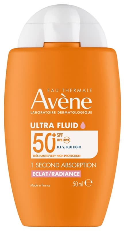 АВЕН СЛЪНЦЕЗАЩИТЕН ФЛУИД SPF50 ОЗАРЯВАЩ 50МЛ