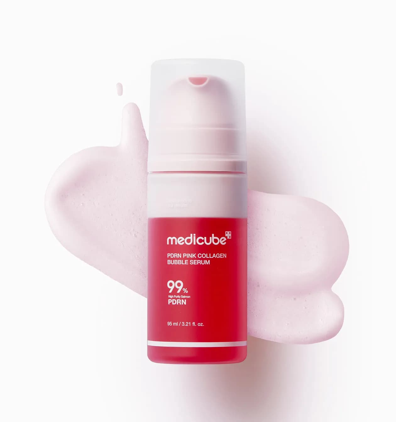 MEDICUBE PINK PDRN СЕРУМ КОЛАГЕН BUBBLE 95МЛ