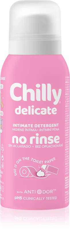 CHILLY ИНТИМНА СПРЕЙ-ПЯНА БЕЗ ОТМИВАНЕ ДЕЛИКАТНА 100МЛ