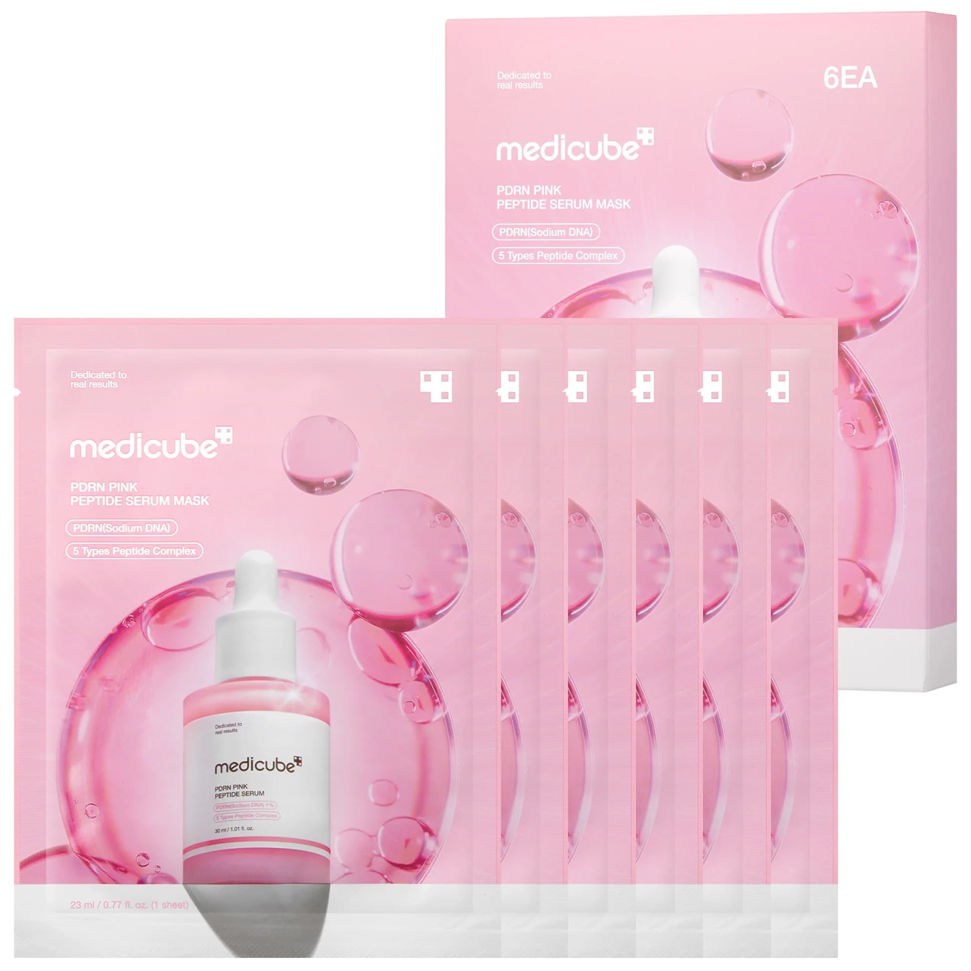 MEDICUBE PDRN PINK PEPTIDE СЕРУМ МАСКА 1БР