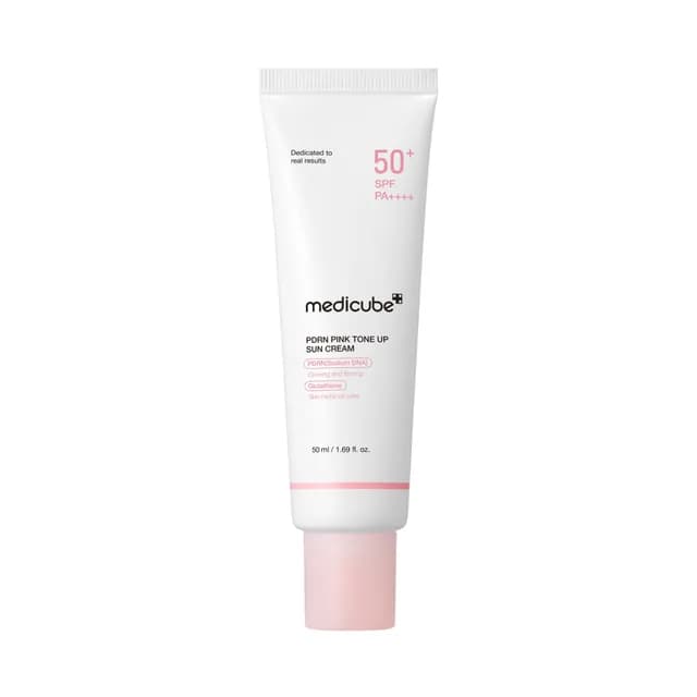 MEDICUBE PINK PDRN СЛЪНЦЕЗАЩИТЕН КРЕМ SPF50+ PA++++ 50МЛ