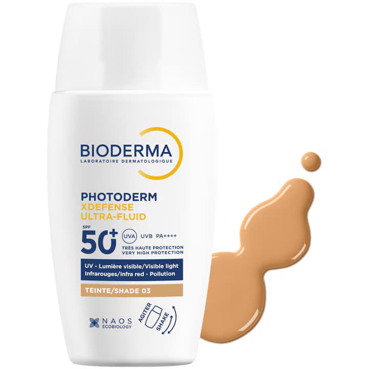 БИОДЕРМА ФОТОДЕРМ ЕКСДИФЕНС ФЛУИД SPF50+ 40МЛ ЗЛАТИСТ